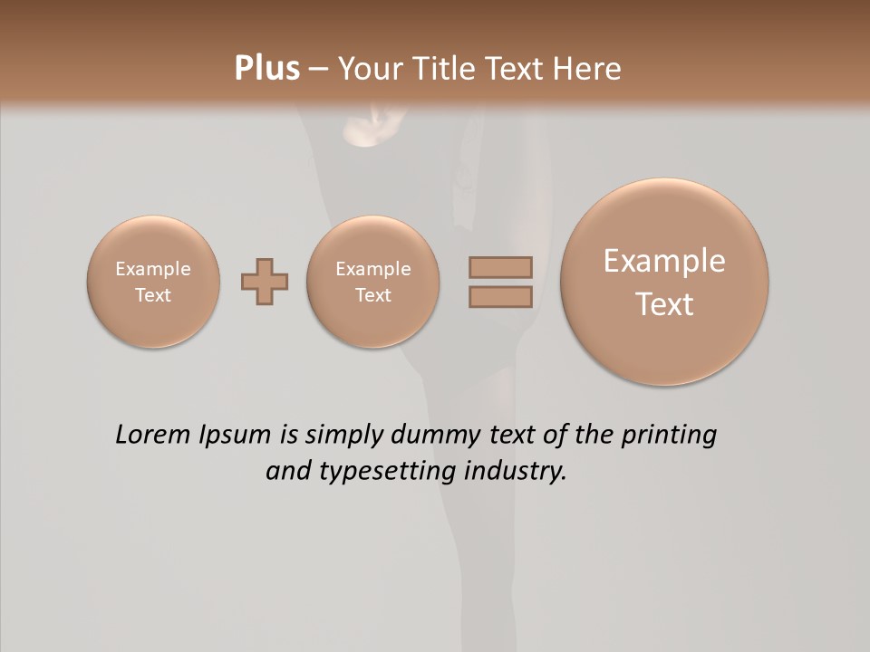 Young, Cute And Beautiful Ballet Dancer Posing PowerPoint Template