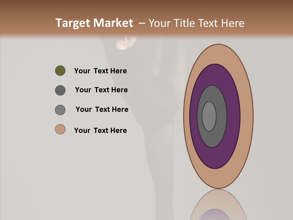 Young, Cute And Beautiful Ballet Dancer Posing PowerPoint Template