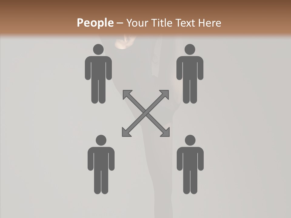 Young, Cute And Beautiful Ballet Dancer Posing PowerPoint Template