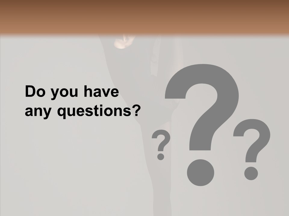 Young, Cute And Beautiful Ballet Dancer Posing PowerPoint Template