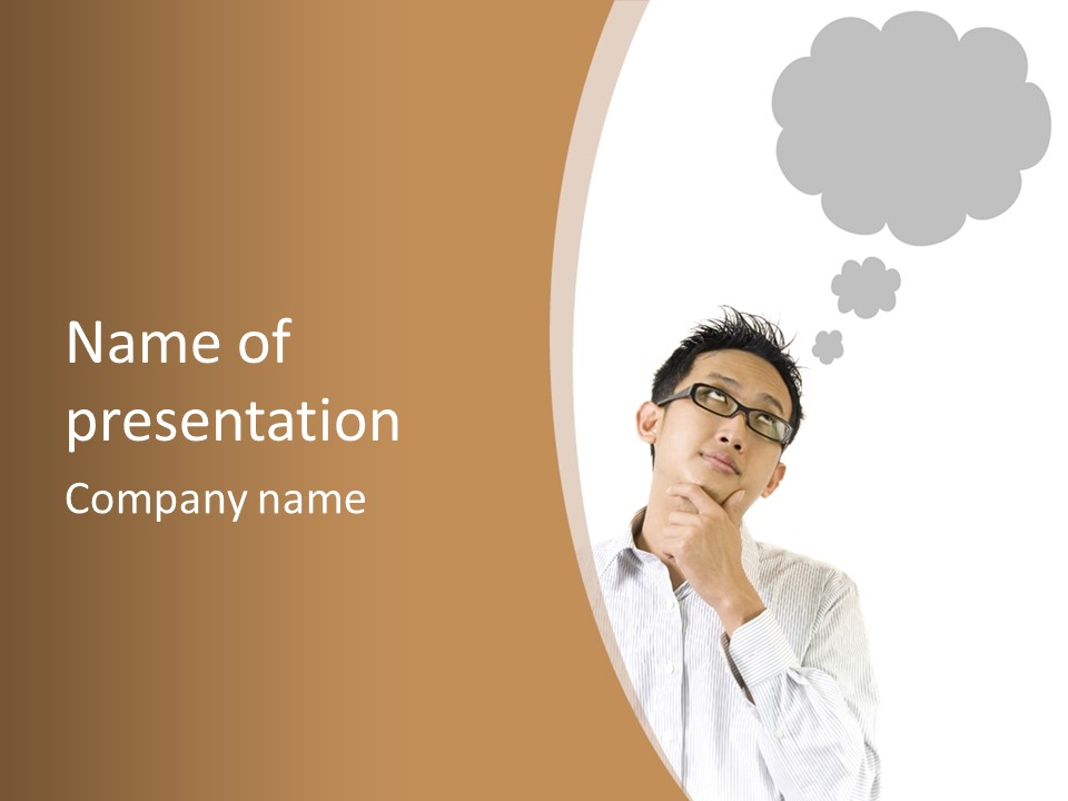 Mind Think Emotion PowerPoint Template