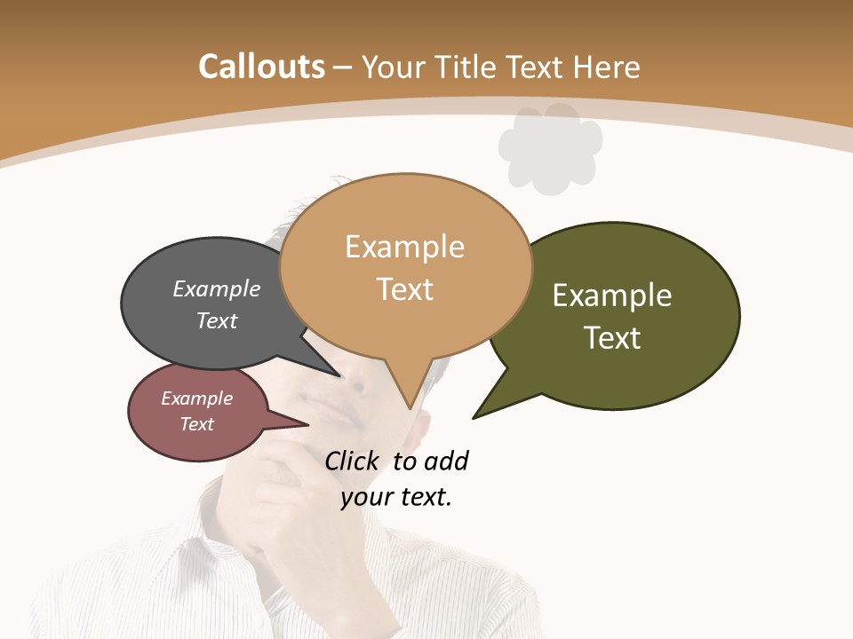 Mind Think Emotion PowerPoint Template