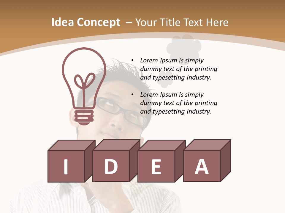 Mind Think Emotion PowerPoint Template