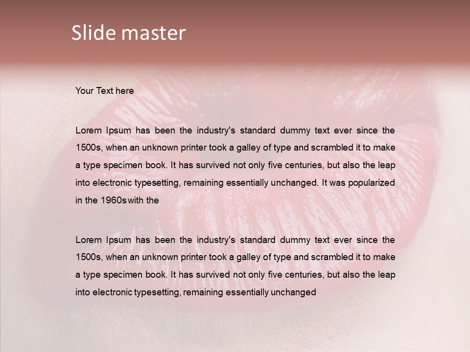 Females Gloss Nice PowerPoint Template