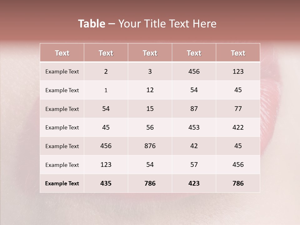 Females Gloss Nice PowerPoint Template