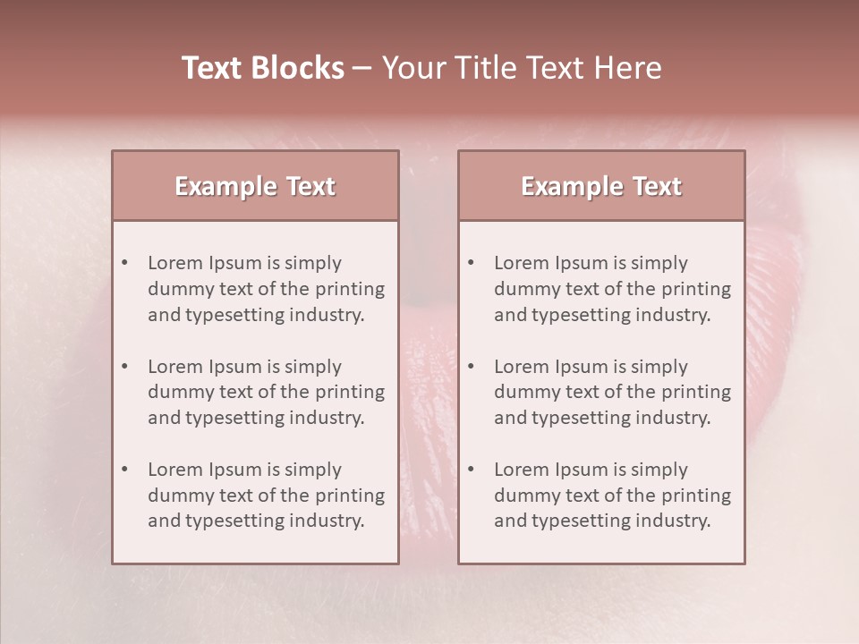 Females Gloss Nice PowerPoint Template