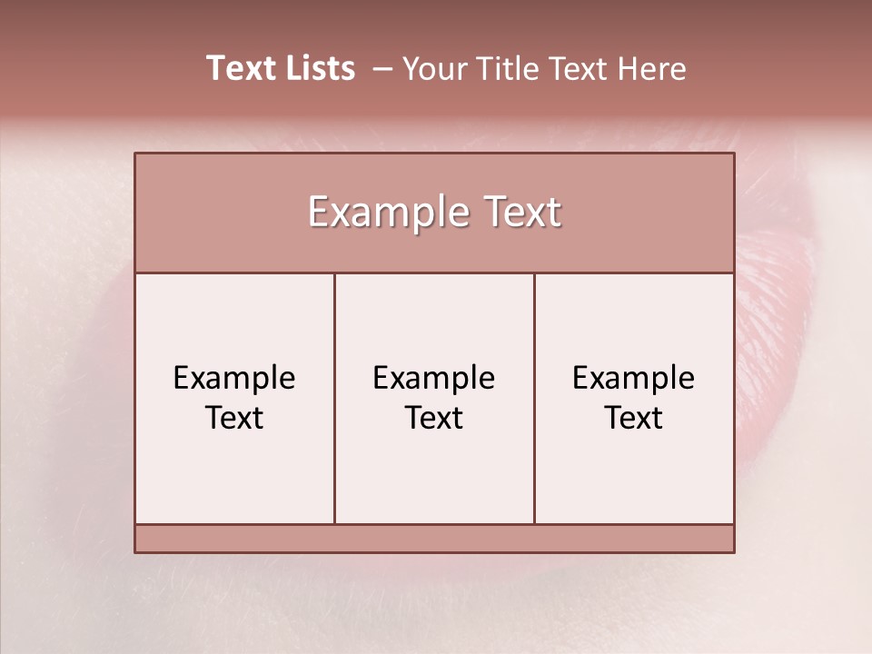 Females Gloss Nice PowerPoint Template
