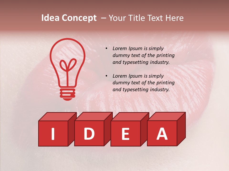 Females Gloss Nice PowerPoint Template