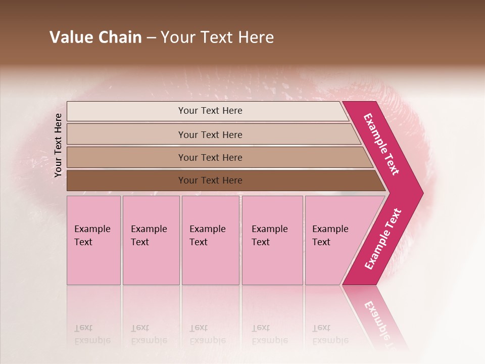 Gesture Beautiful Facial PowerPoint Template