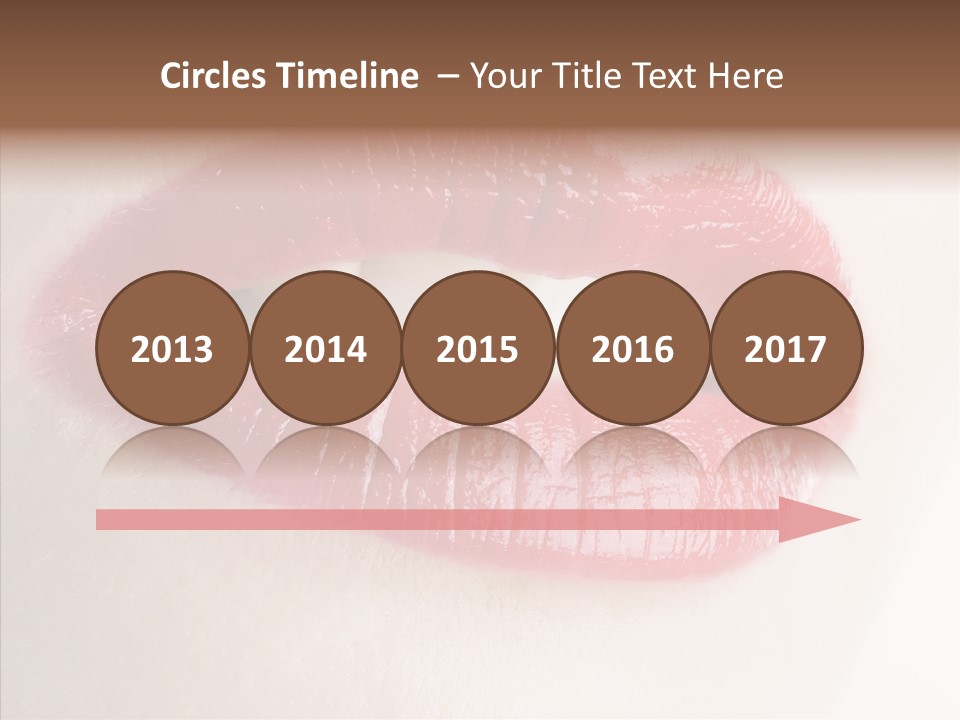 Gesture Beautiful Facial PowerPoint Template