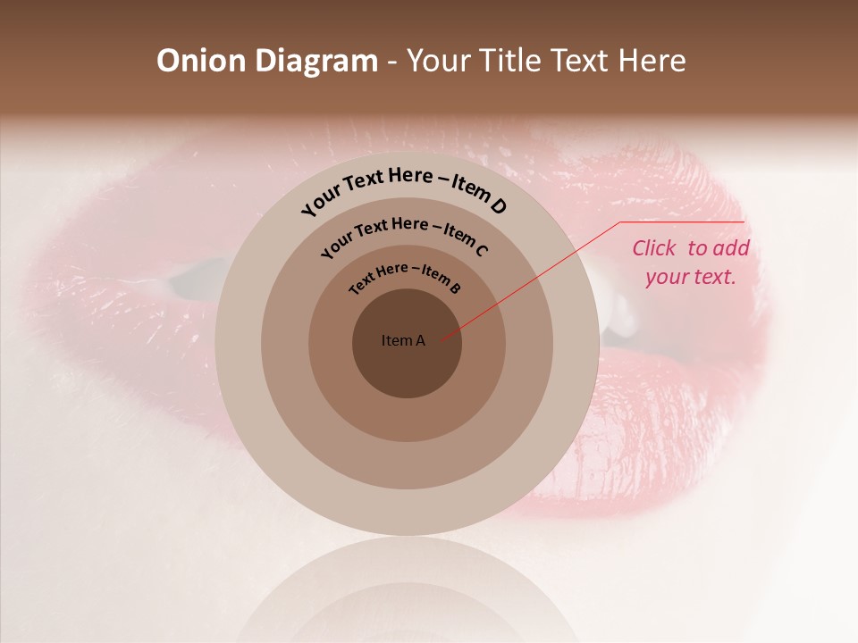 Gesture Beautiful Facial PowerPoint Template