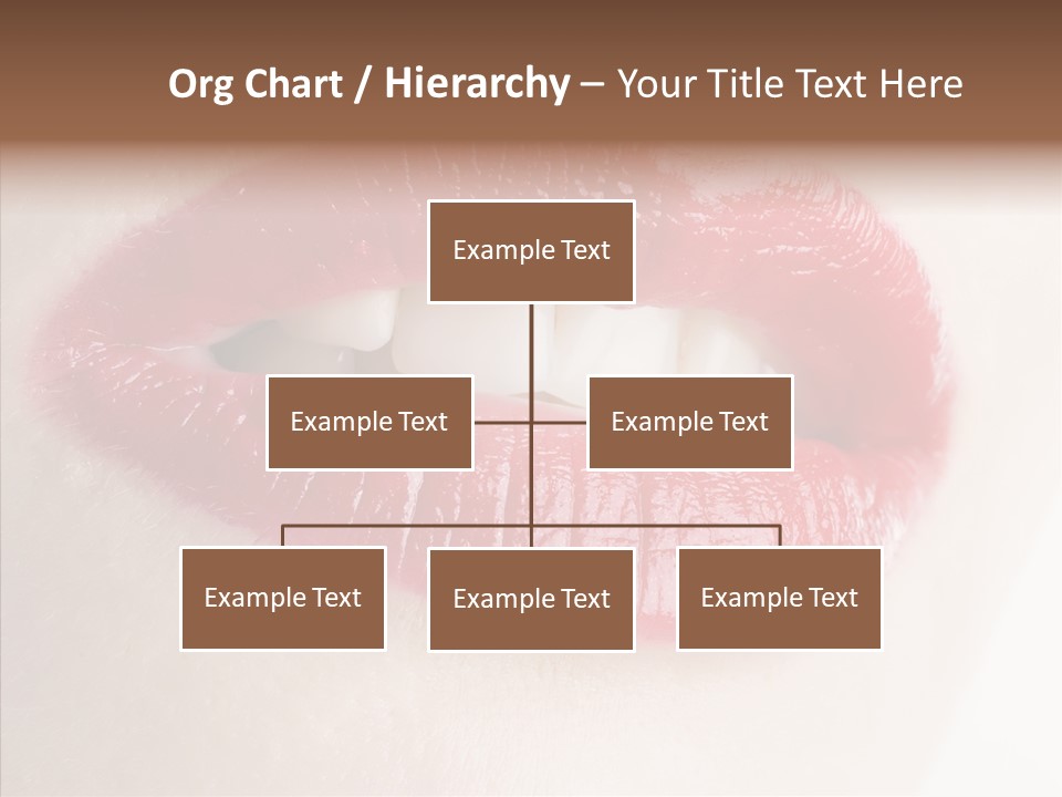 Gesture Beautiful Facial PowerPoint Template