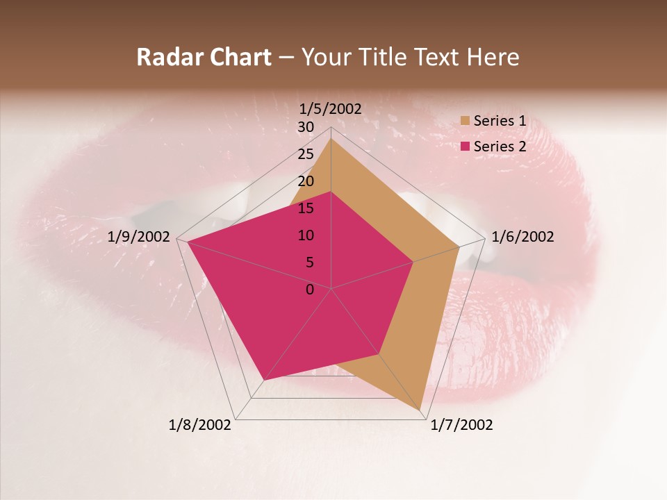 Gesture Beautiful Facial PowerPoint Template