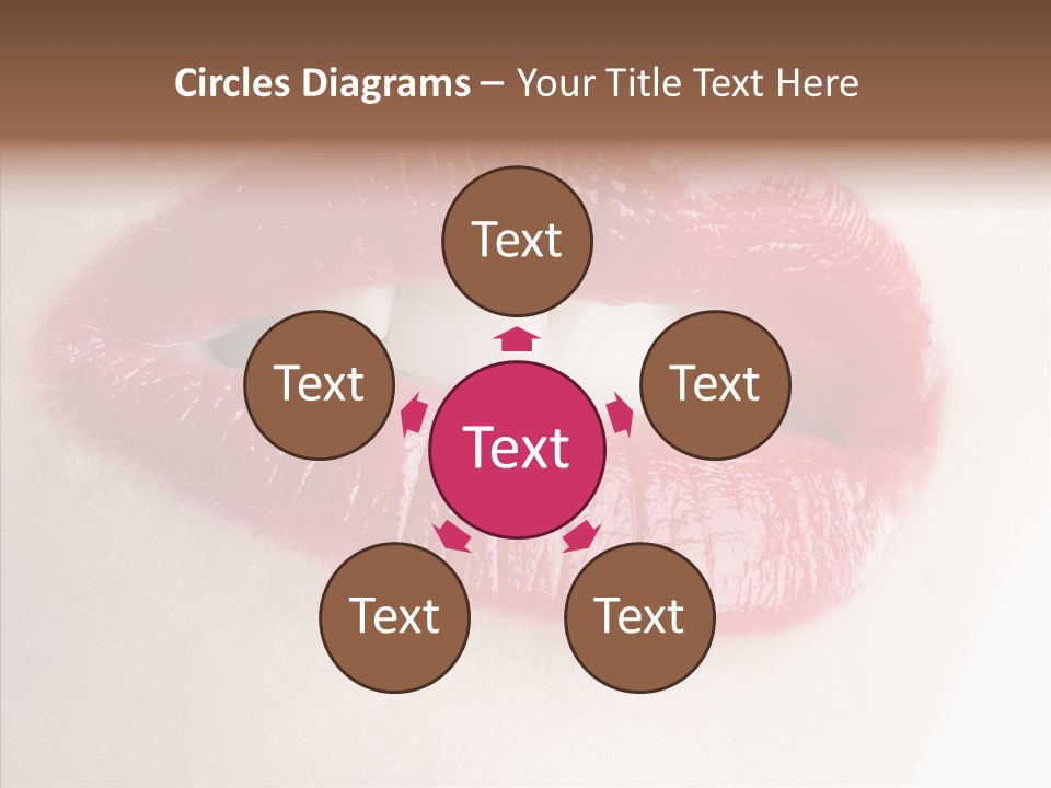 Gesture Beautiful Facial PowerPoint Template