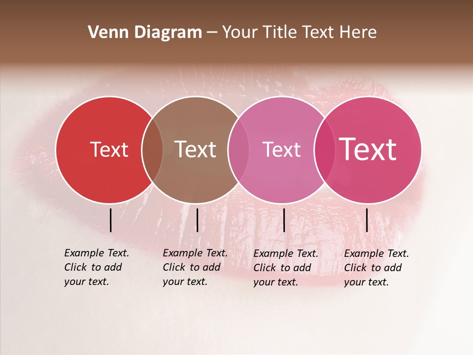 Gesture Beautiful Facial PowerPoint Template