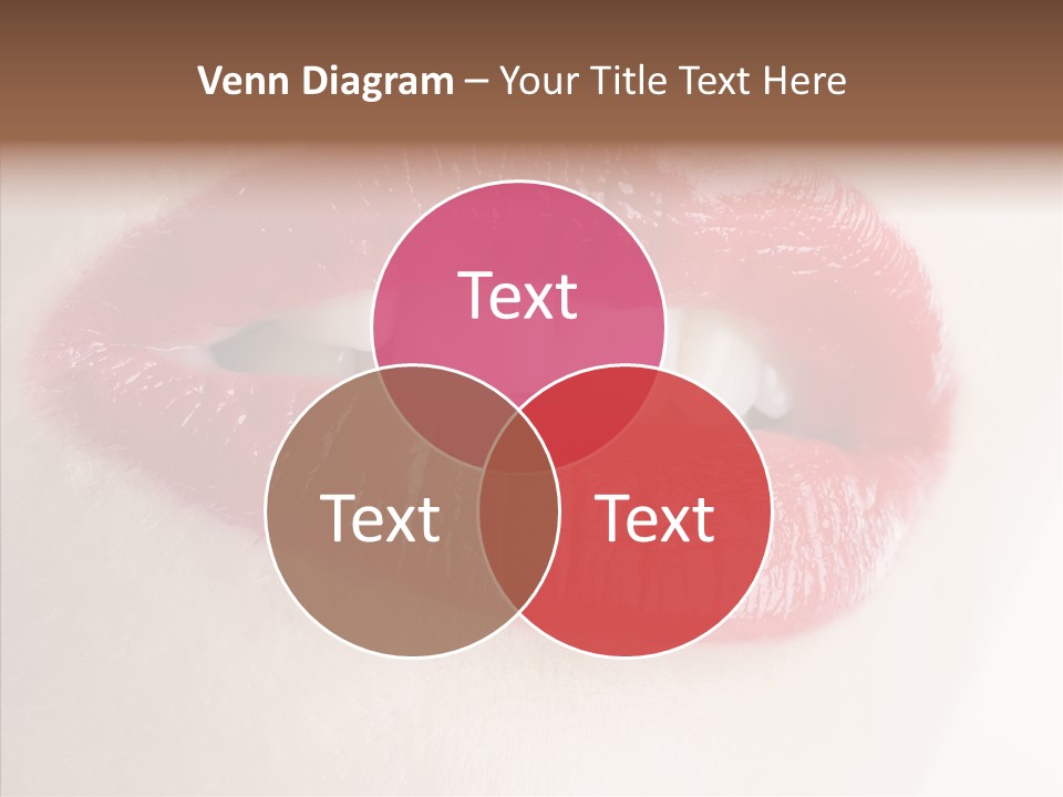 Gesture Beautiful Facial PowerPoint Template