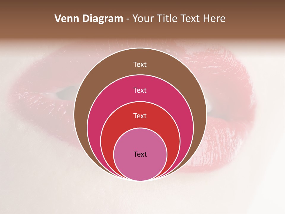 Gesture Beautiful Facial PowerPoint Template