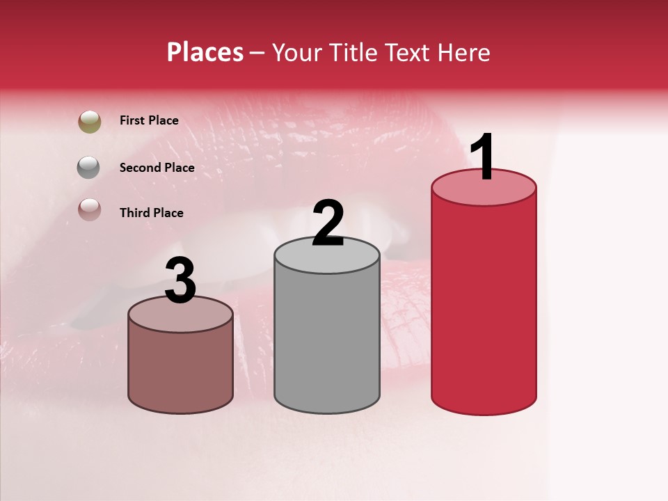 Teeth Caucasian Cheerful PowerPoint Template