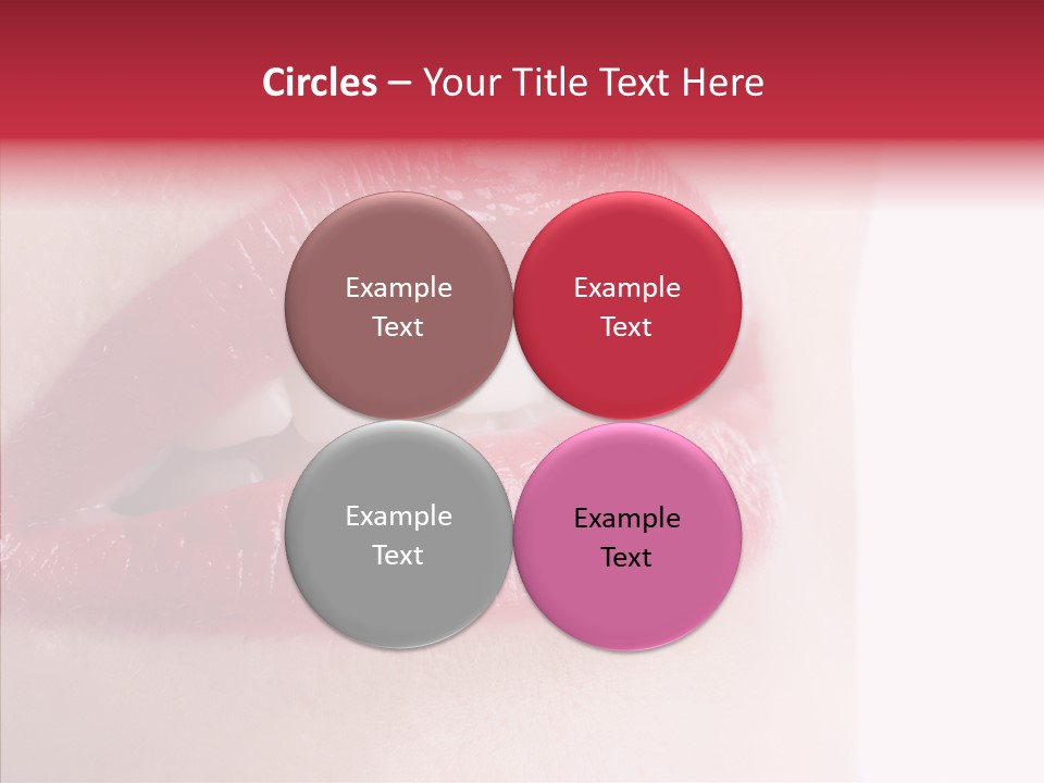 Teeth Caucasian Cheerful PowerPoint Template