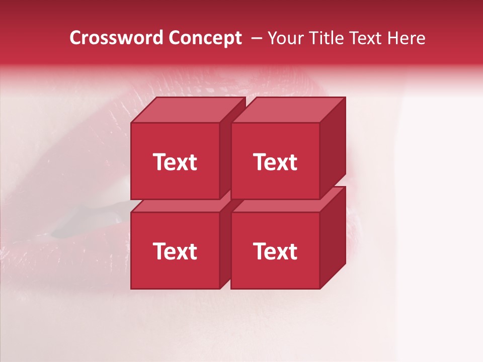 Teeth Caucasian Cheerful PowerPoint Template