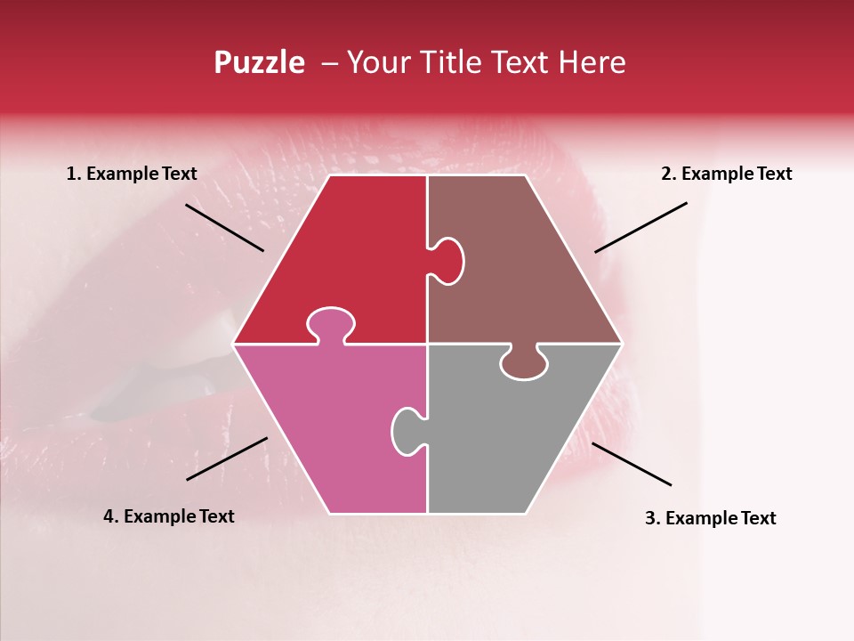 Teeth Caucasian Cheerful PowerPoint Template