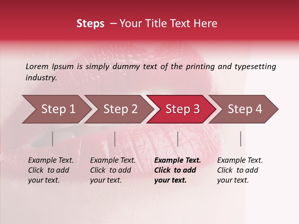 Teeth Caucasian Cheerful PowerPoint Template