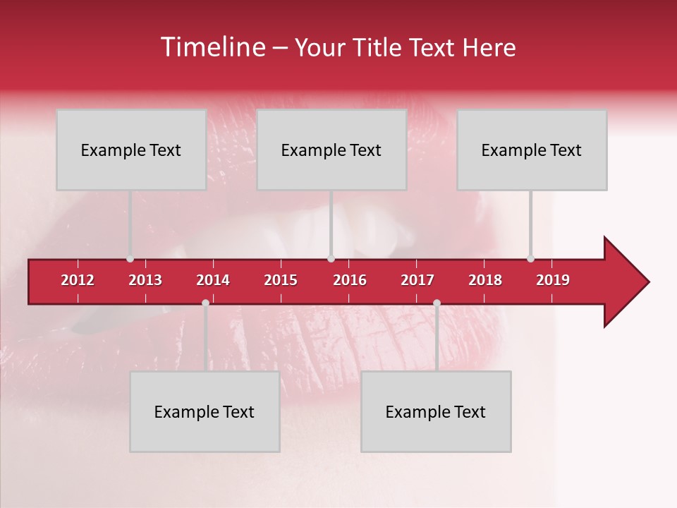 Teeth Caucasian Cheerful PowerPoint Template