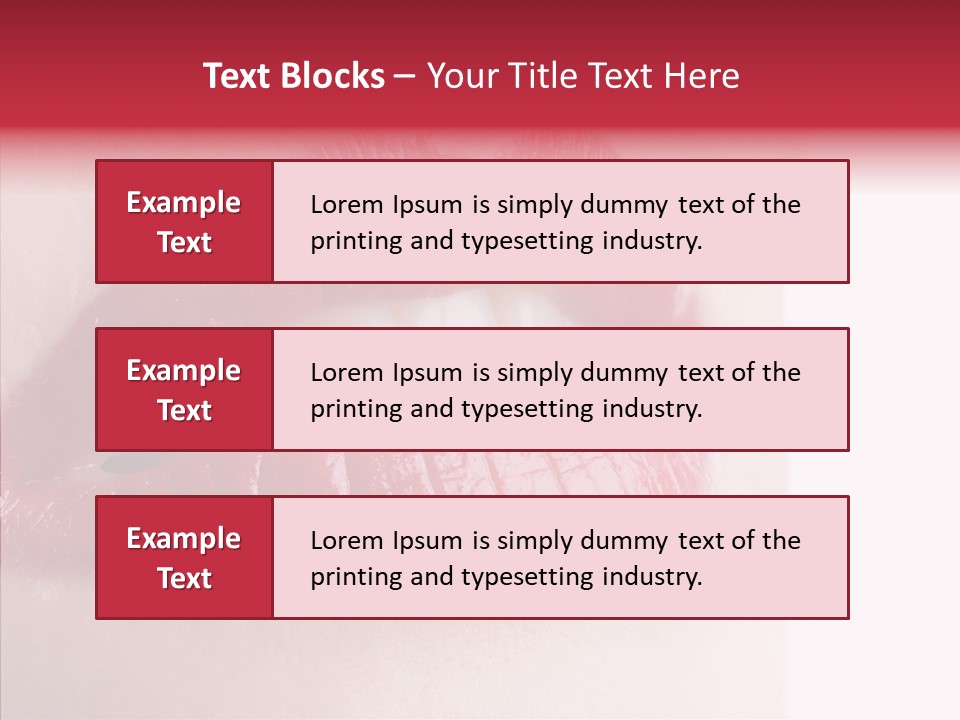Teeth Caucasian Cheerful PowerPoint Template