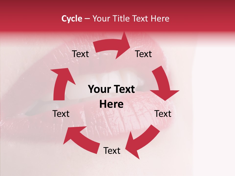 Teeth Caucasian Cheerful PowerPoint Template