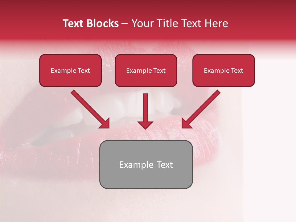 Teeth Caucasian Cheerful PowerPoint Template