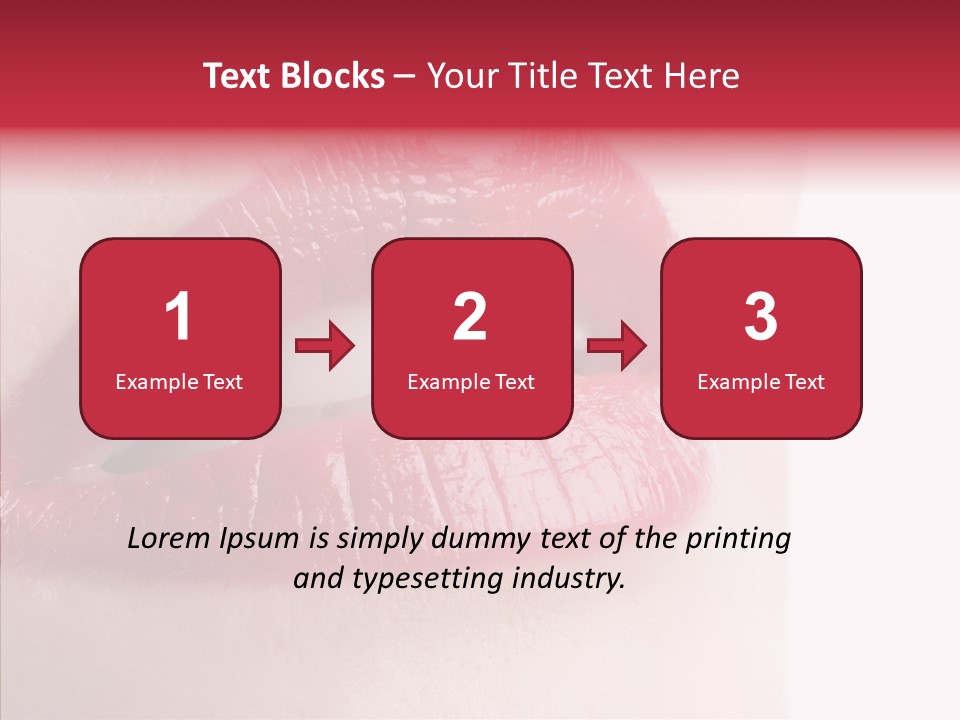 Teeth Caucasian Cheerful PowerPoint Template