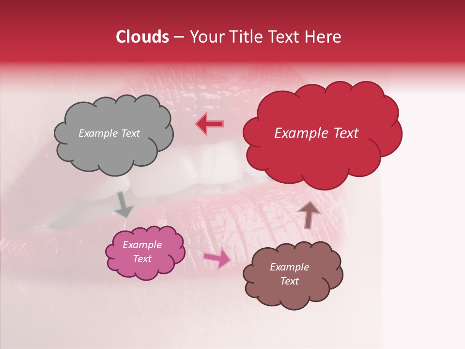 Teeth Caucasian Cheerful PowerPoint Template