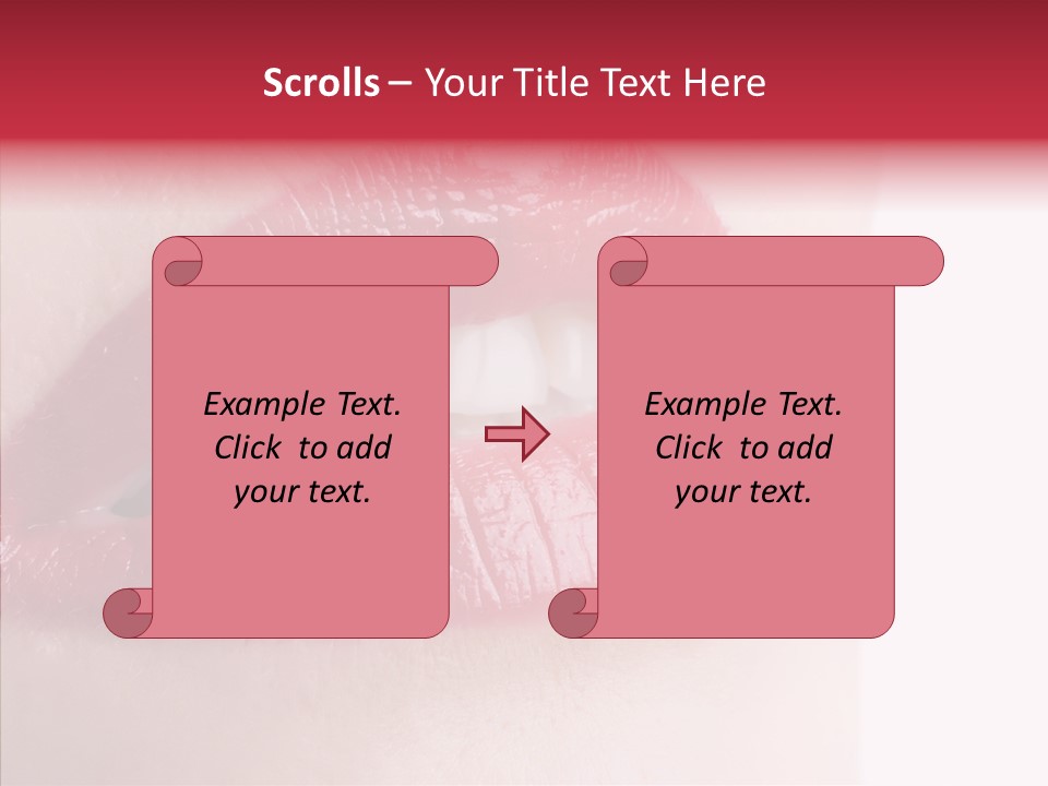 Teeth Caucasian Cheerful PowerPoint Template