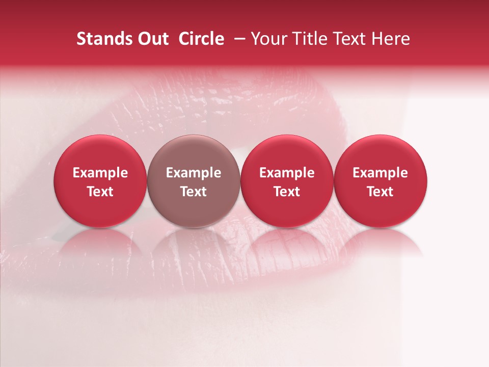 Teeth Caucasian Cheerful PowerPoint Template