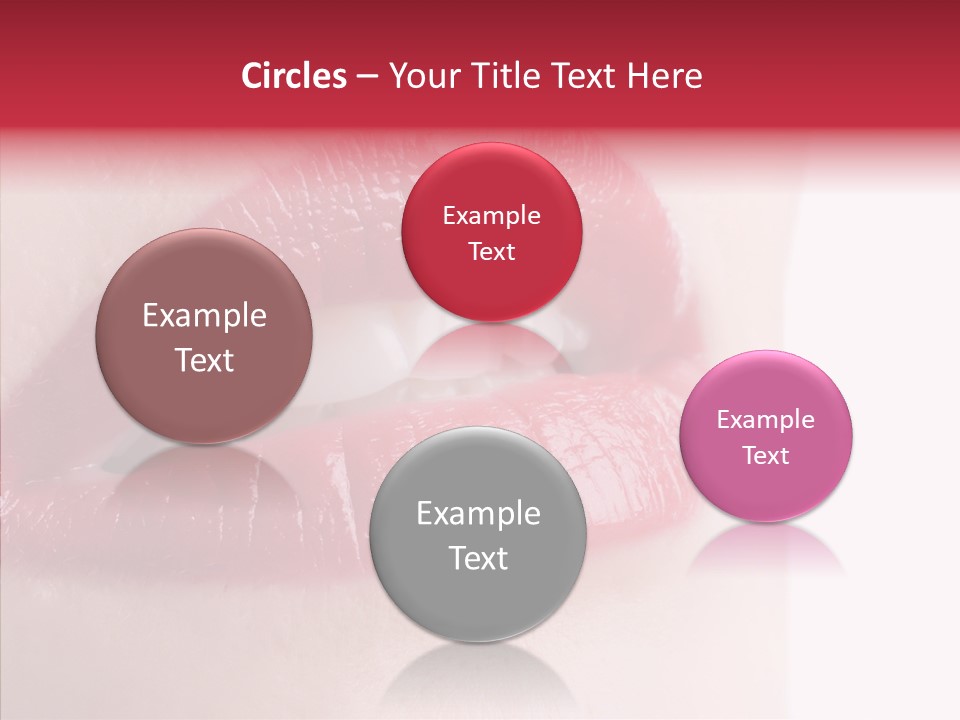 Teeth Caucasian Cheerful PowerPoint Template