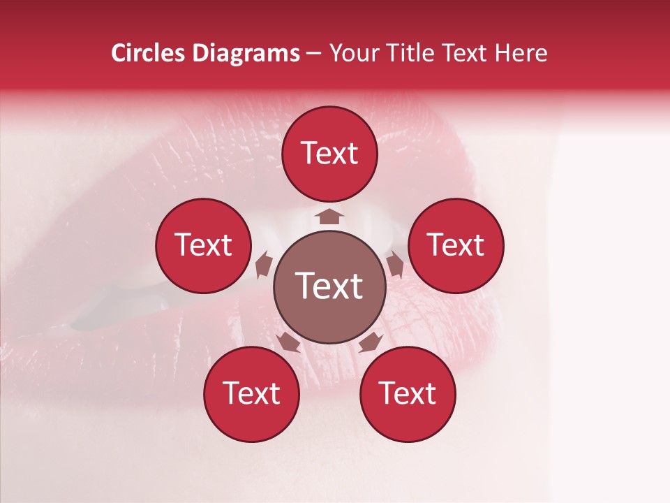 Teeth Caucasian Cheerful PowerPoint Template