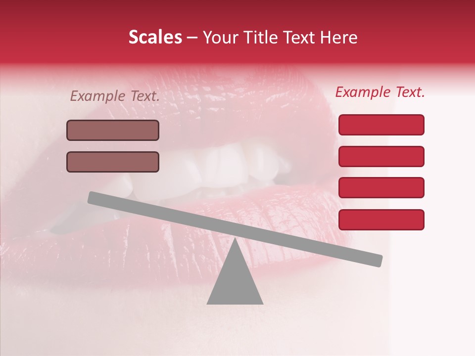 Teeth Caucasian Cheerful PowerPoint Template