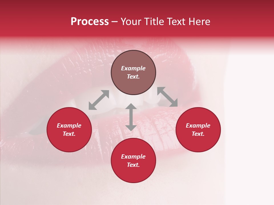 Teeth Caucasian Cheerful PowerPoint Template