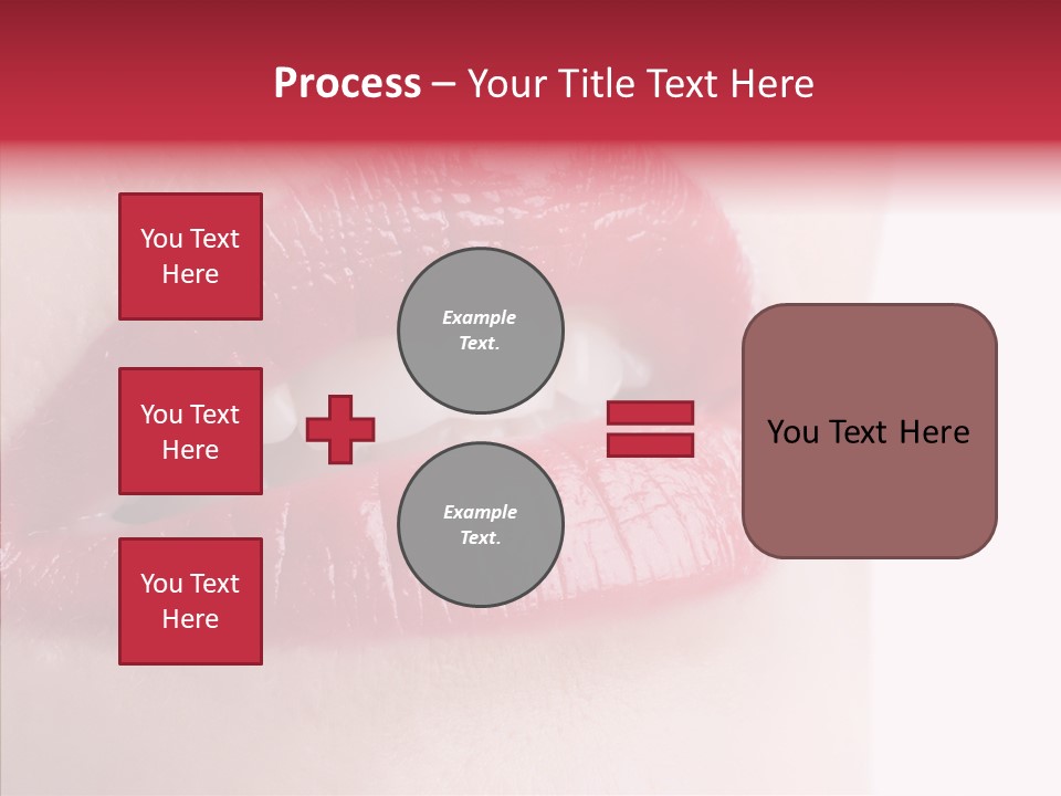 Teeth Caucasian Cheerful PowerPoint Template