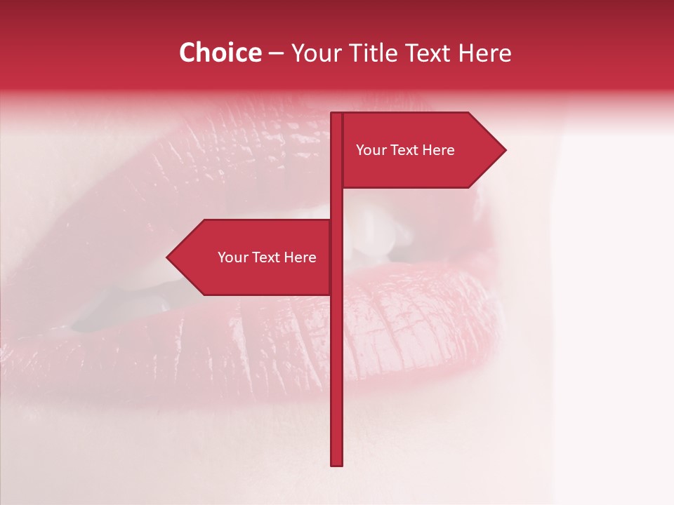 Teeth Caucasian Cheerful PowerPoint Template