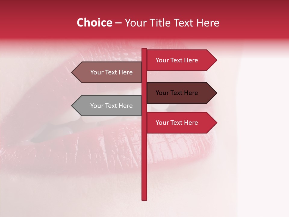 Teeth Caucasian Cheerful PowerPoint Template