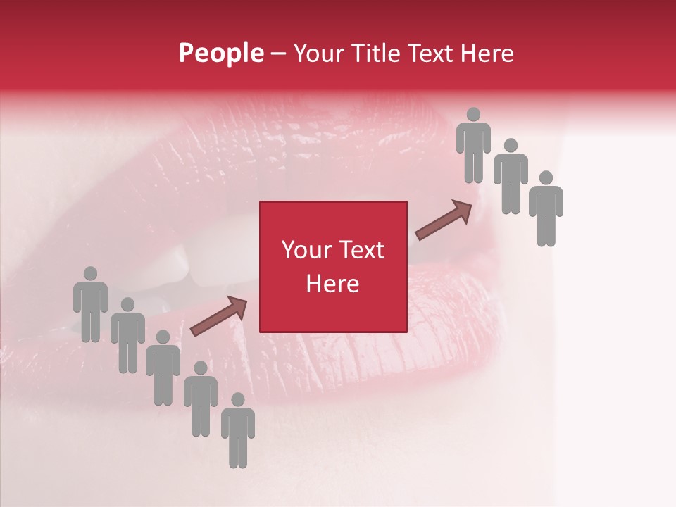 Teeth Caucasian Cheerful PowerPoint Template