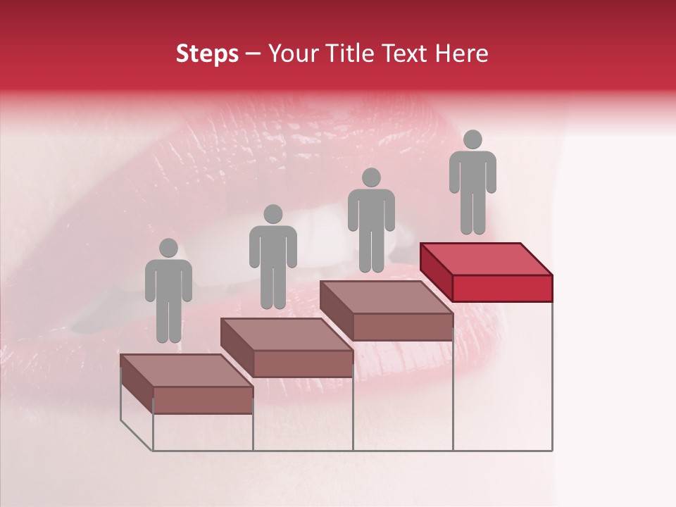 Teeth Caucasian Cheerful PowerPoint Template