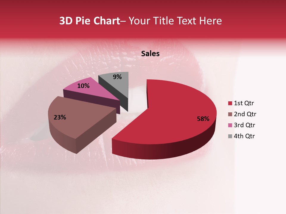 Teeth Caucasian Cheerful PowerPoint Template