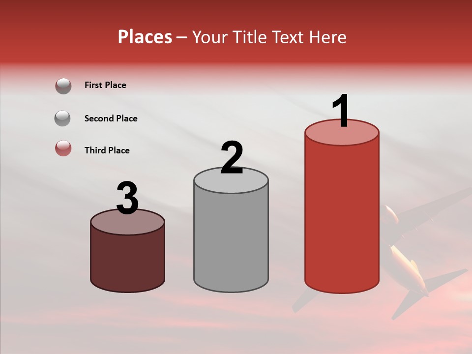 Silhouette Wings Land PowerPoint Template