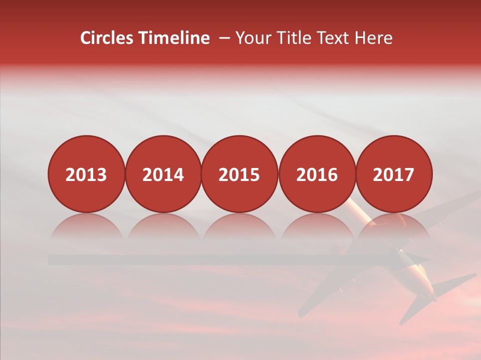 Silhouette Wings Land PowerPoint Template