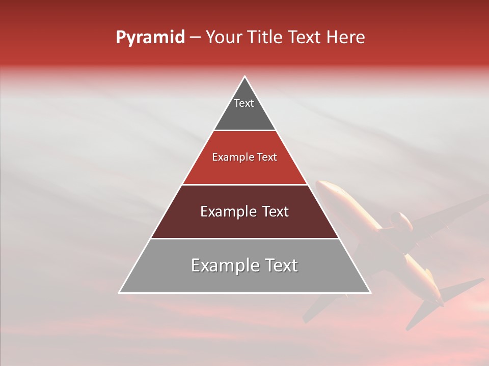 Silhouette Wings Land PowerPoint Template