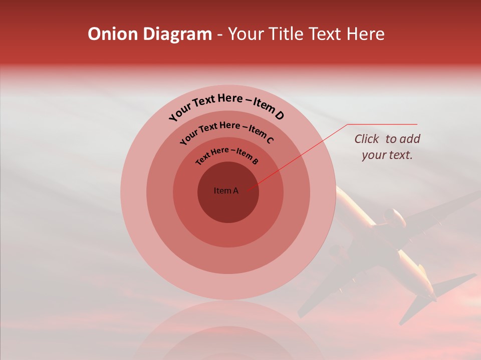 Silhouette Wings Land PowerPoint Template