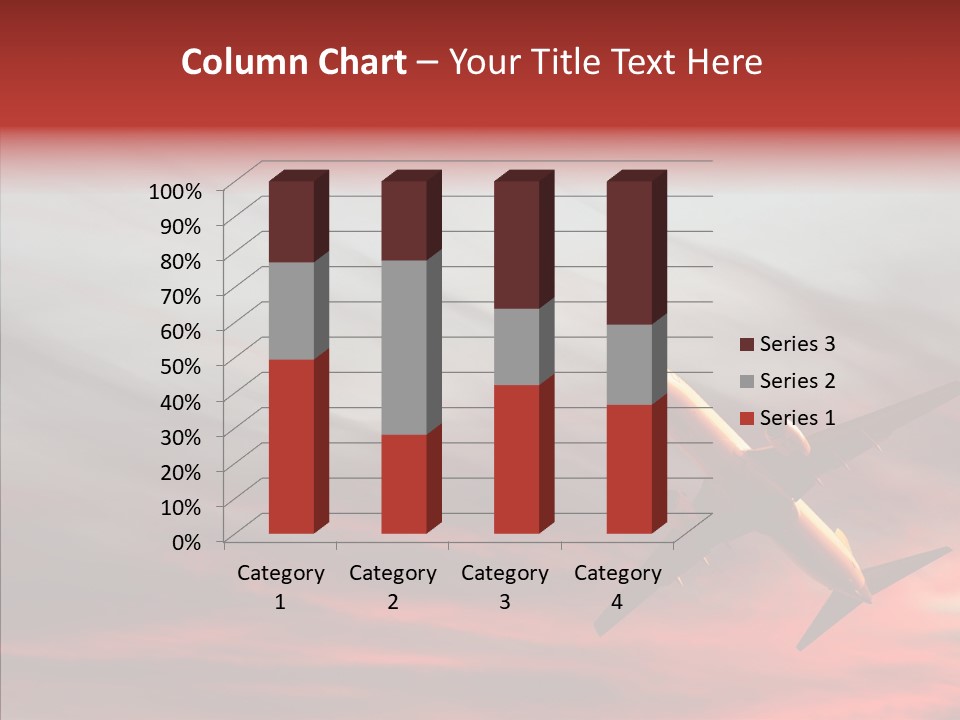 Silhouette Wings Land PowerPoint Template
