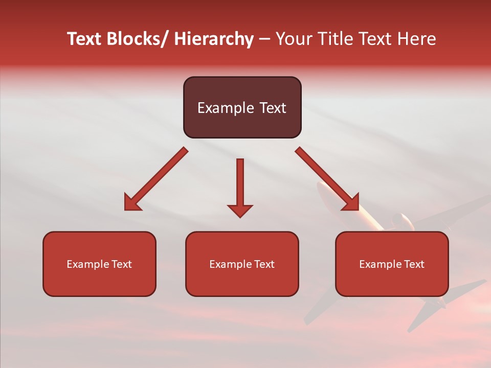 Silhouette Wings Land PowerPoint Template